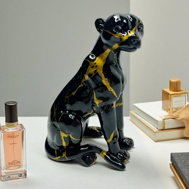 Decorative Dog Sculpture Bowlift