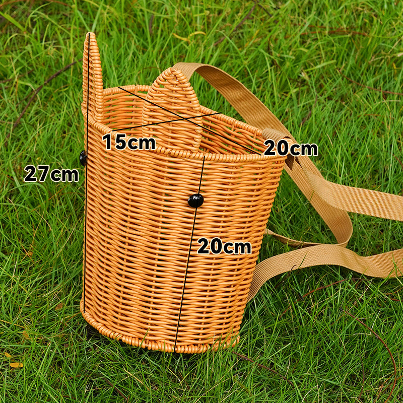 Handcrafted Woven Utility Basket Bowlift