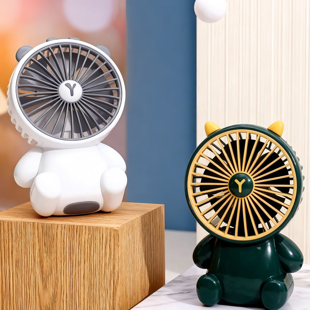 Women's portable mini fan with animal design Bowlift