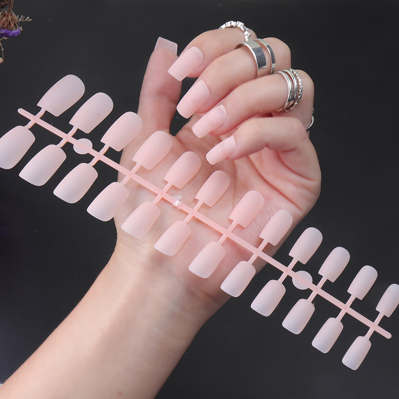 Matte Finish Press-On Nail Set Bowlift