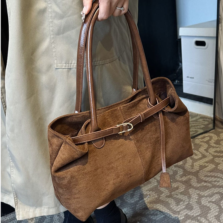 Suede Tote Bag Bowlift