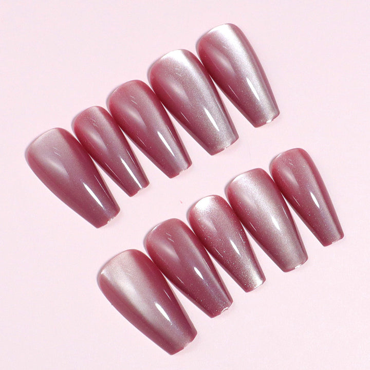 Premium Glossy Press-On Nail Tips Set Bowlift