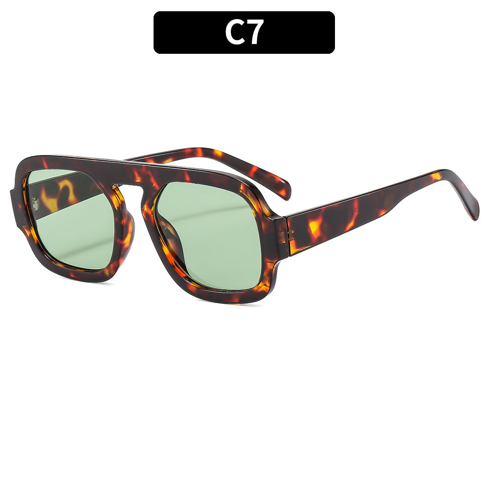 Unique Acetate Square Sunglasses