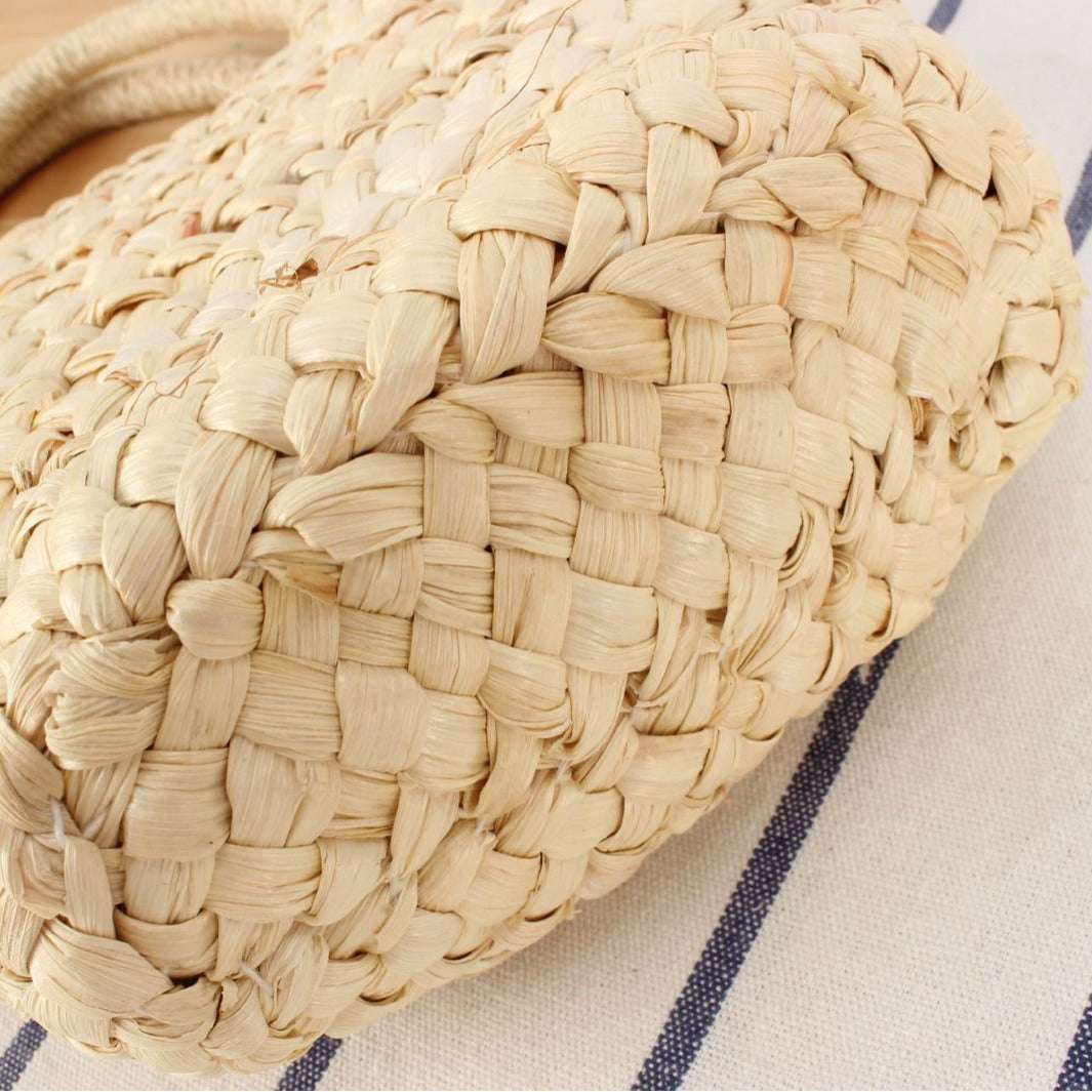Handbag Made of Natural Woven Material Bowlift