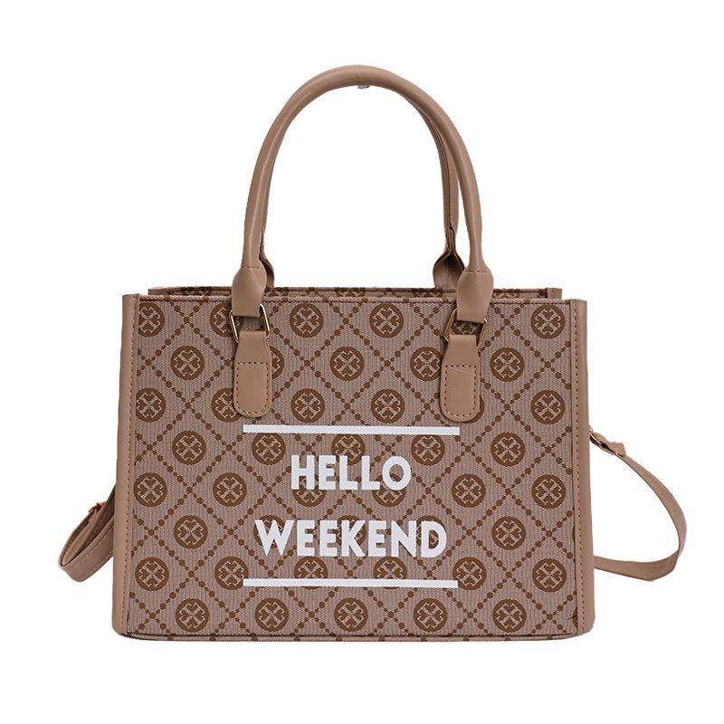 WoStylish Canvas Weekend Tote Bag Bowlift