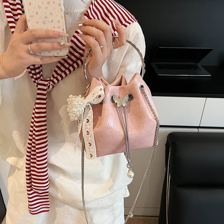 Stylish Butterfly-Detail Handbag Bowlift