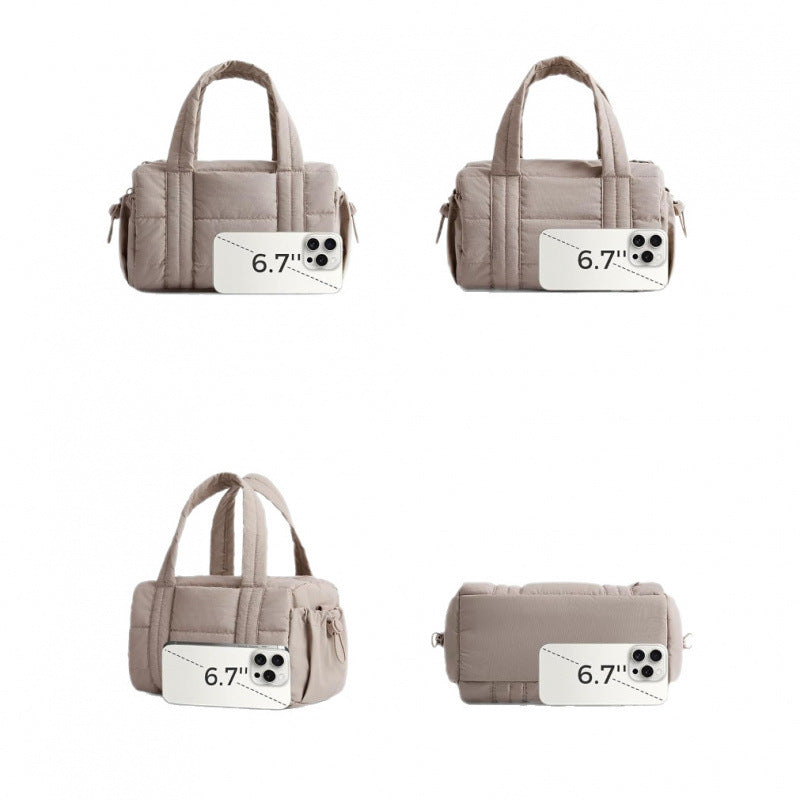 Spacious Padded Weekender Handbag Bowlift