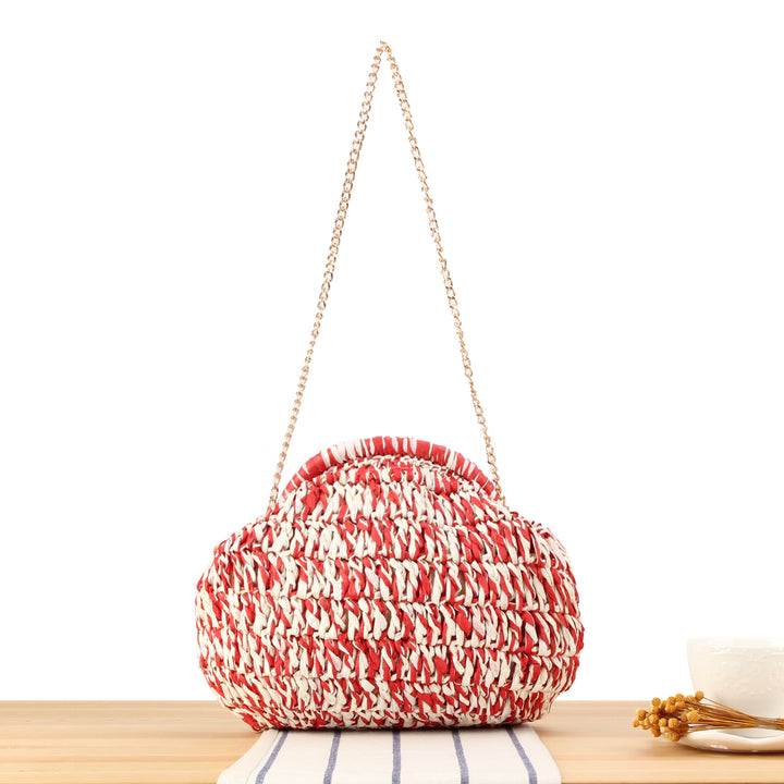 Shoulder bag with unique wave pattern Bowlift