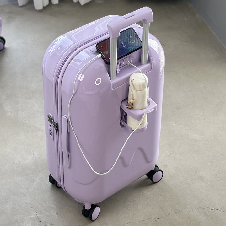 WoLightweight Hardshell Carry-On Luggage Bowlift