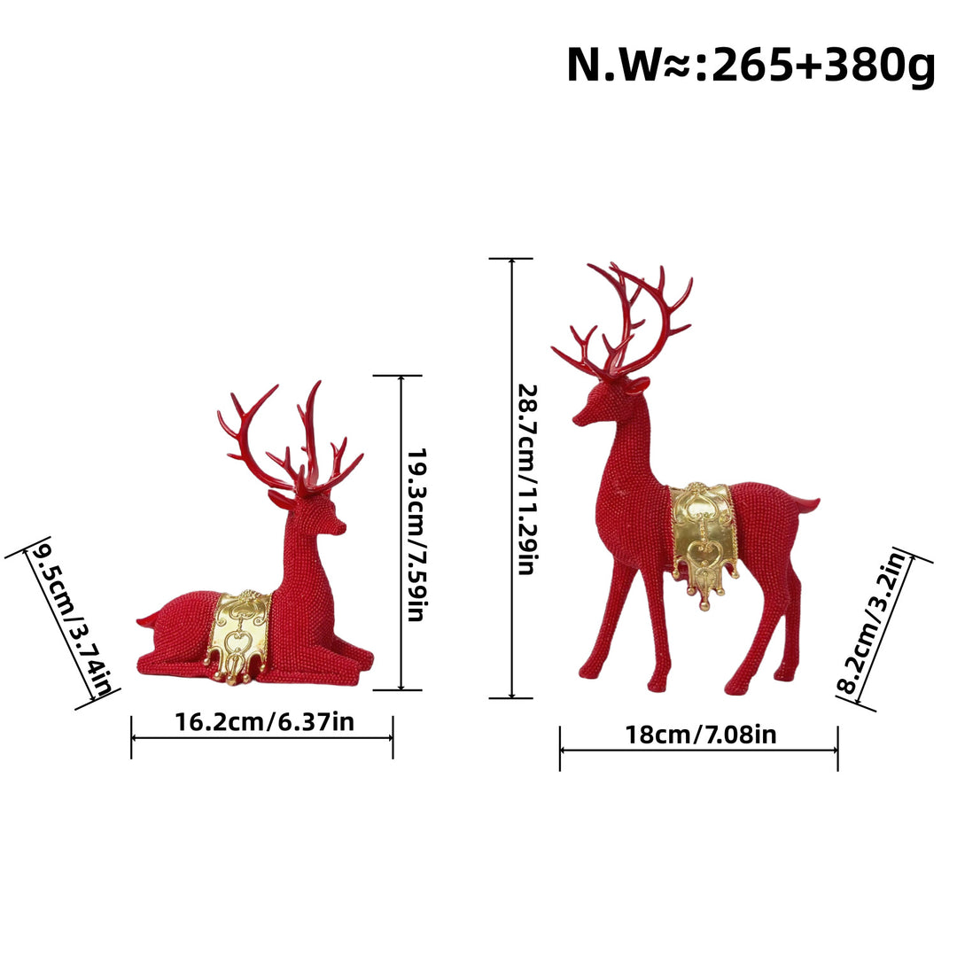 Elegant decorative figure of a majestic red deer Bowlift
