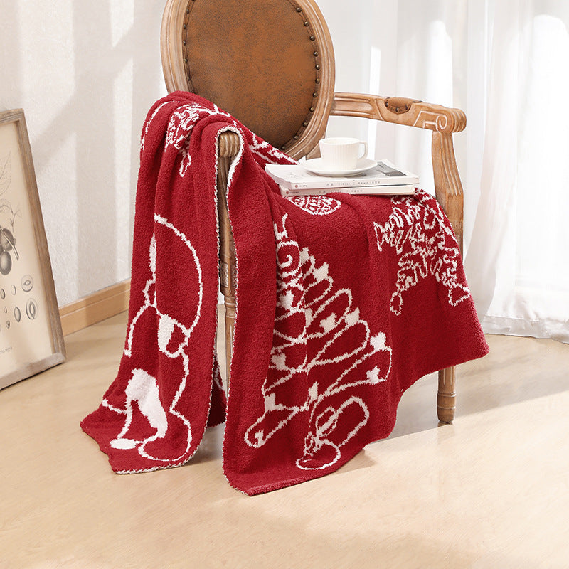 Cozy Fleece Throw Blanket