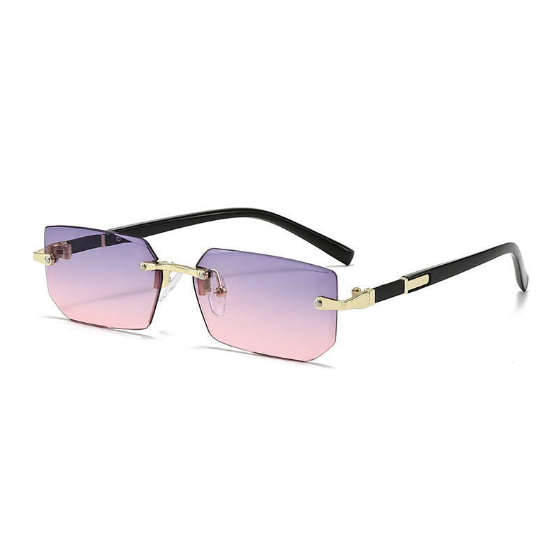 Ladies elegant and fashionable sunglasses with transparent frame Bowlift