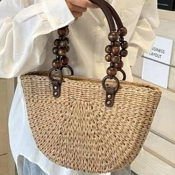 Trendy Braided Handbag Bowlift