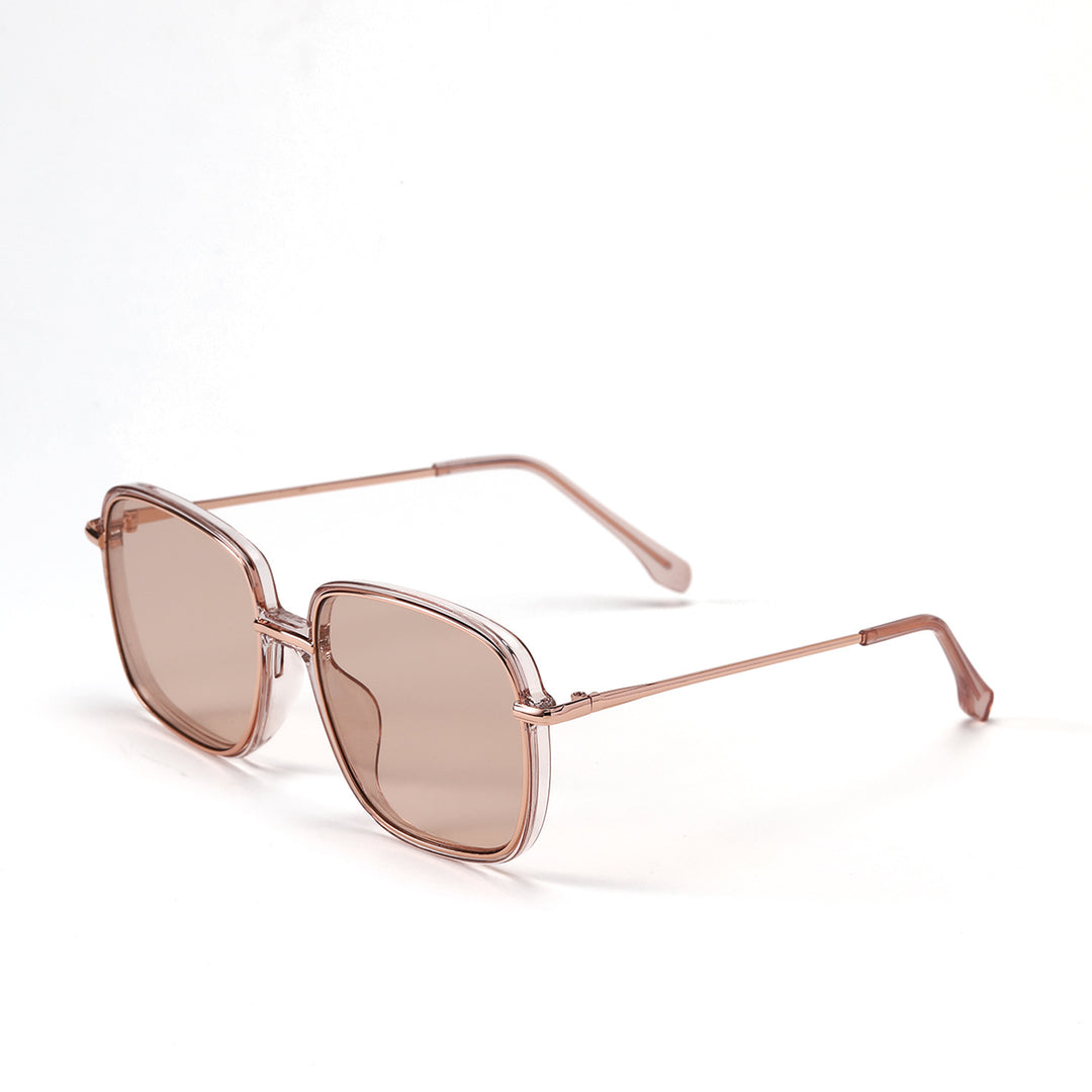 Women's square sunglasses with high-quality plastic frame and UV protection Bowlift
