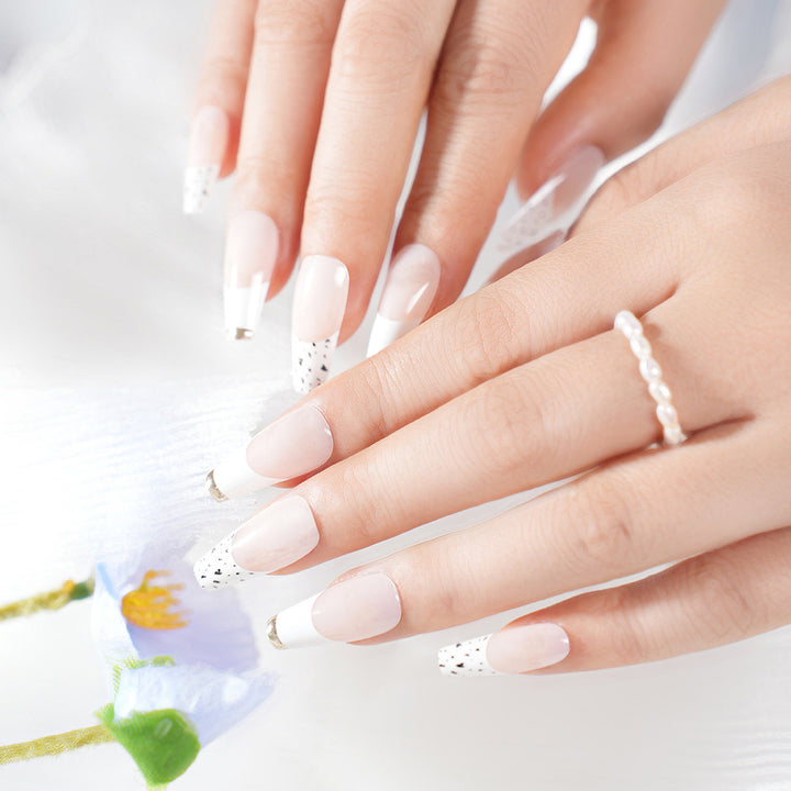 French Tip Decorative Nail Set Bowlift