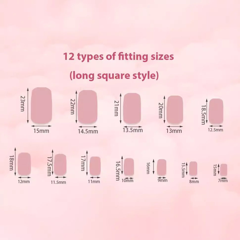 Glamorous artificial nail tips with sparkling accents Bowlift