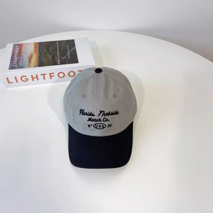 Men's Vintage-Inspired Cotton Baseball Cap Bowlift