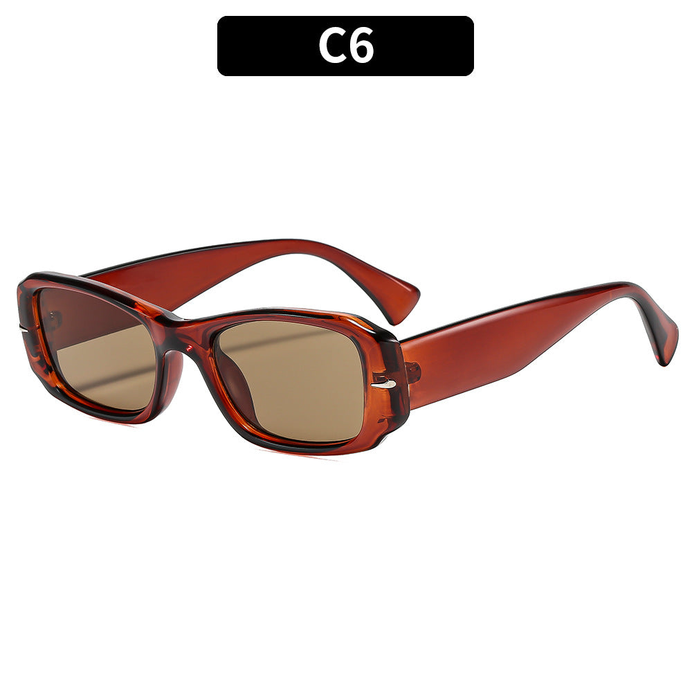 Retro-Inspired Square Frame Sunglasses Modern Appeal