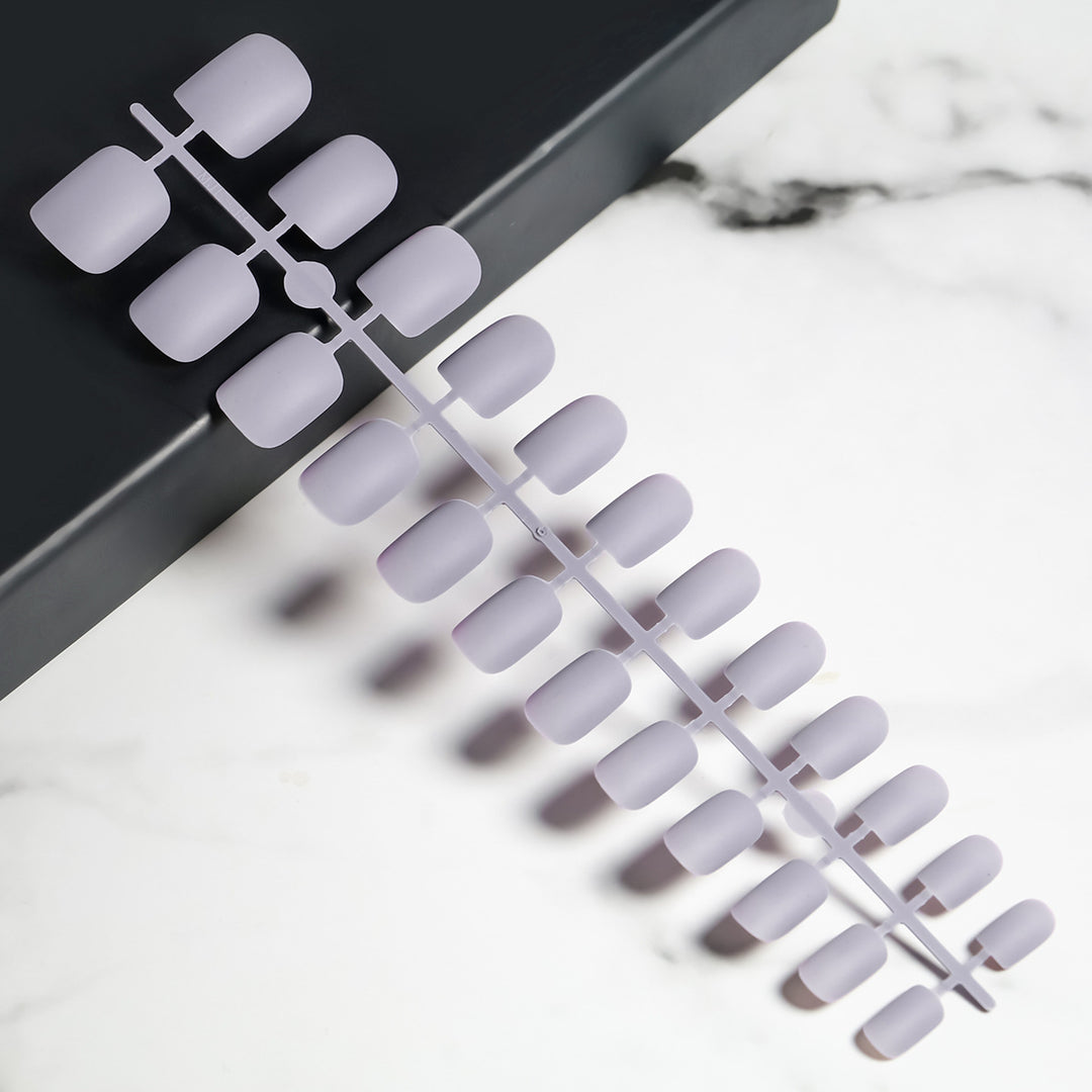 Matte Finish Press-On Nail Tips Bowlift