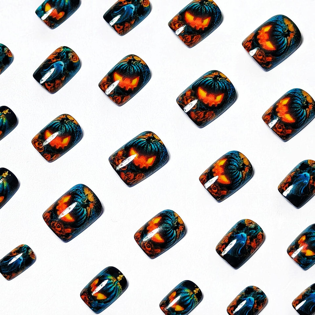 Festive Halloween-Themed 3D Nail Art Bowlift