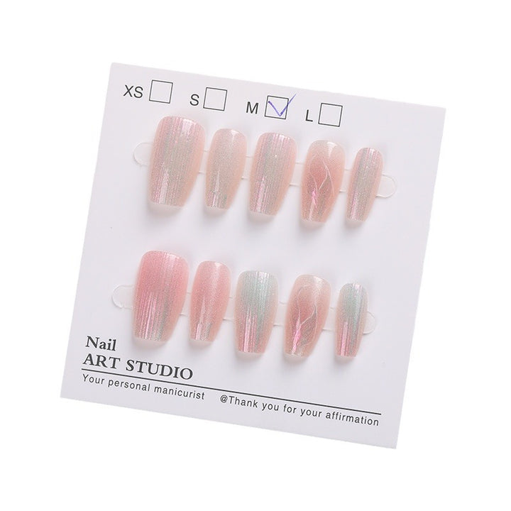 Shimmering Glitter Press-On Nail Set Bowlift