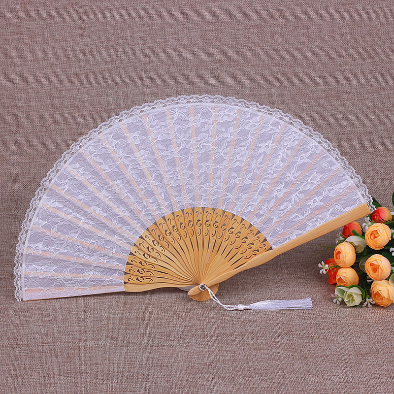 Ladies Filigree Lace Fan Bowlift
