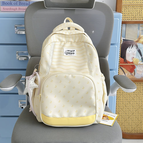 Stylish Patterned School Backpack