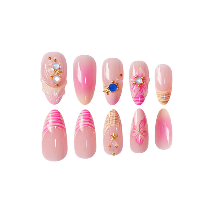 Floral Nail Art Bowlift