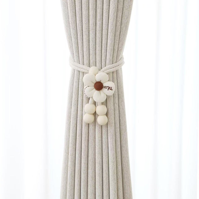 Decorative curtain tieback Bowlift