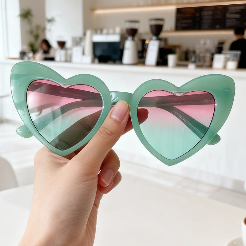 Vintage Heart-Frame Sunglasses Bowlift