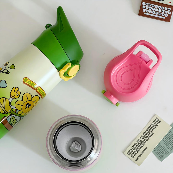 Women Kids Water Bottle with Child-Friendly Design Bowlift