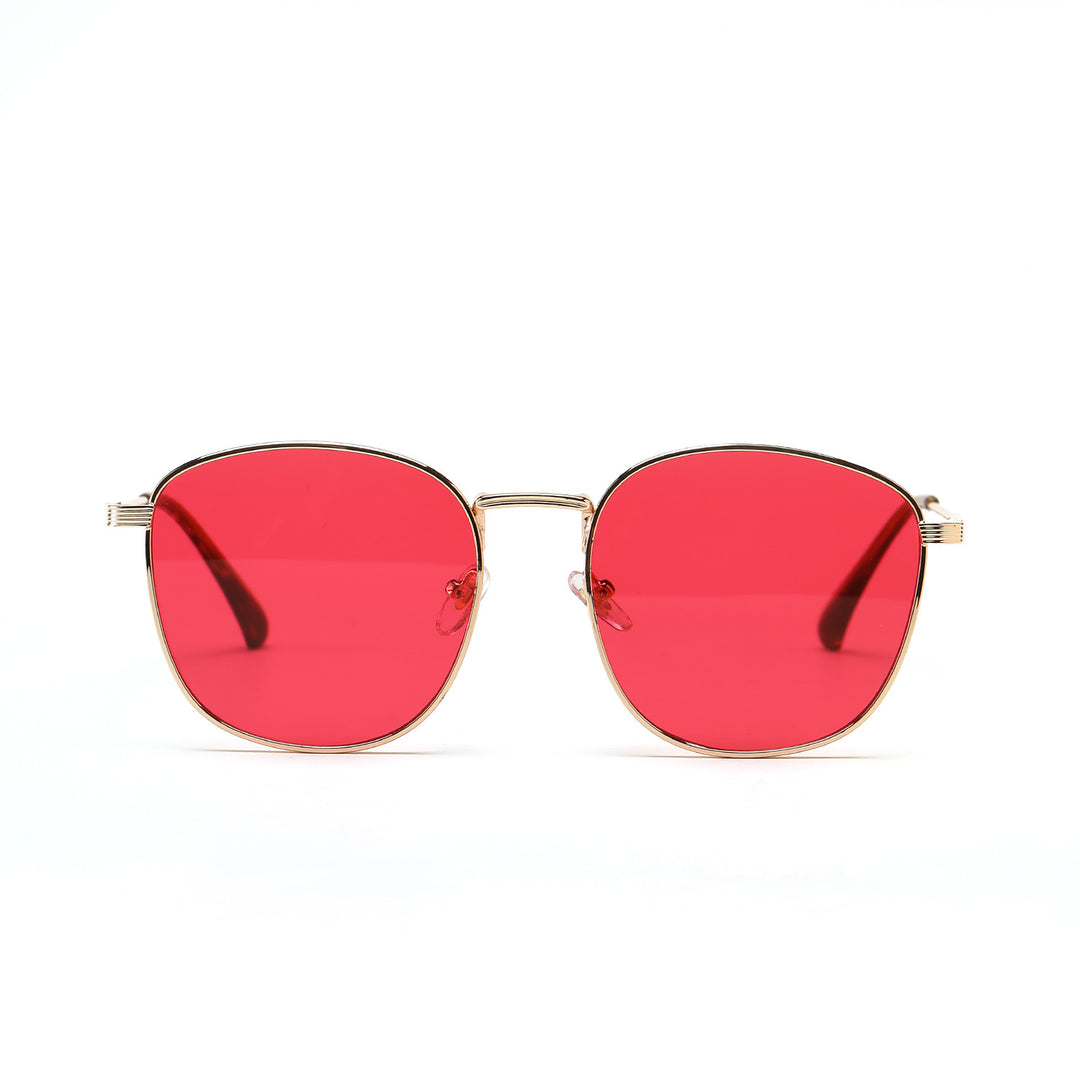 Women's fashionable hexagon sunglasses with luxurious metal frame Bowlift