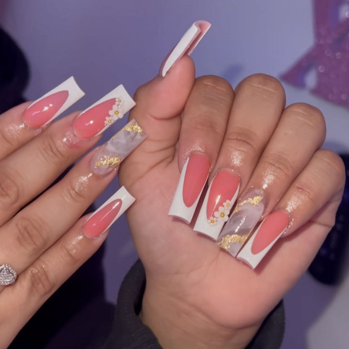 Decorative Long Nail Art Extensions Bowlift
