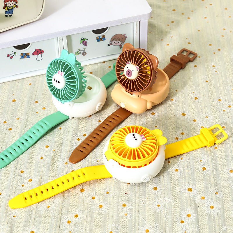 Ladies Portable Hand Fan in Cute Animal Design Bowlift