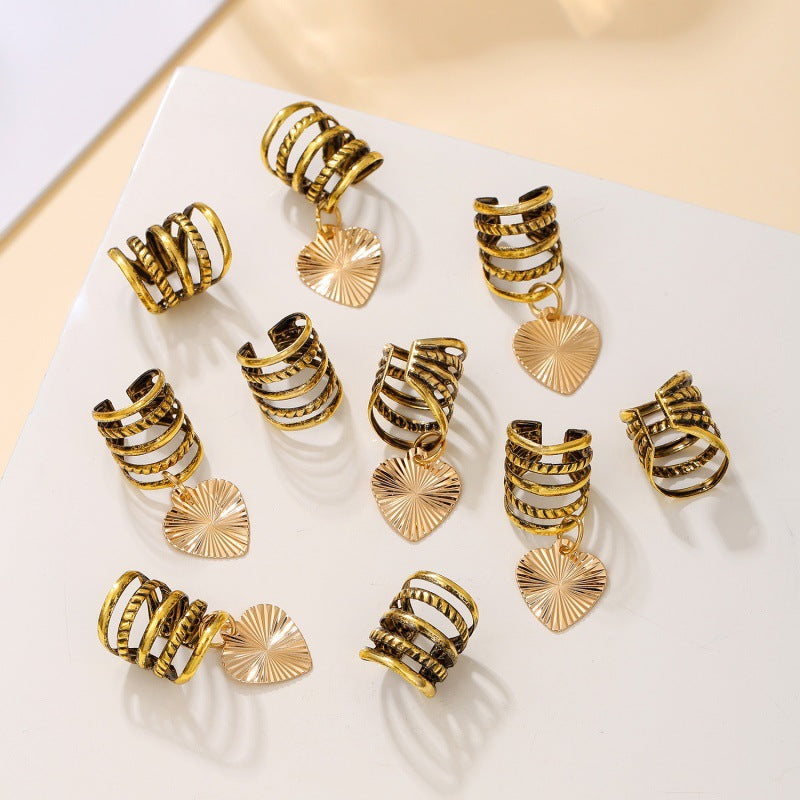Stylish hair clips with shell pattern Bowlift