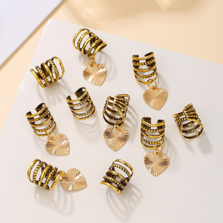 Stylish hair clips with shell pattern Bowlift