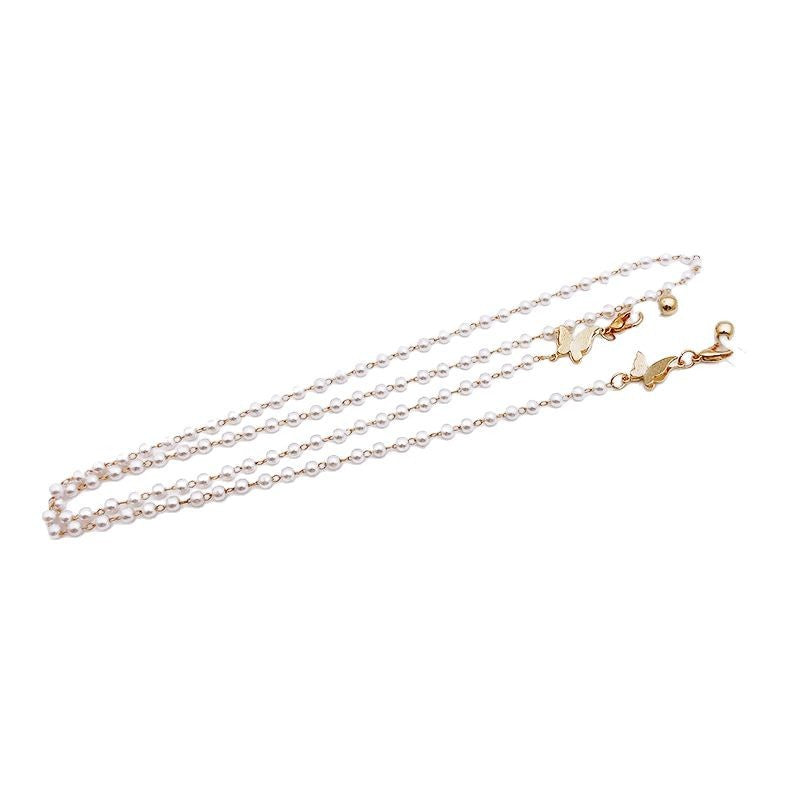 Pearl Glasses Holder Chain with Elegant Pendants Bowlift