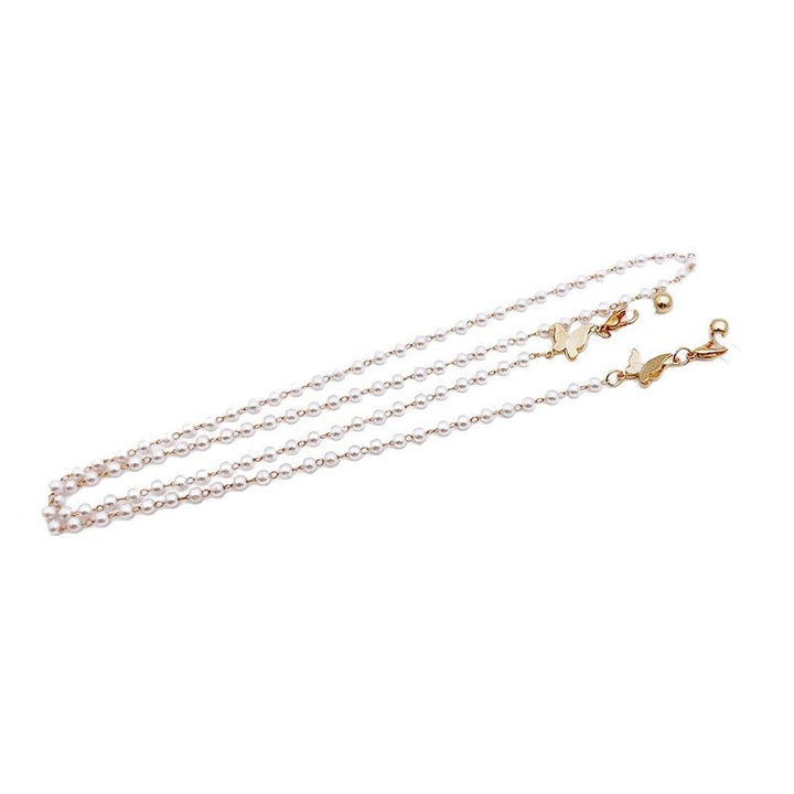 Pearl Glasses Holder Chain with Elegant Pendants Bowlift