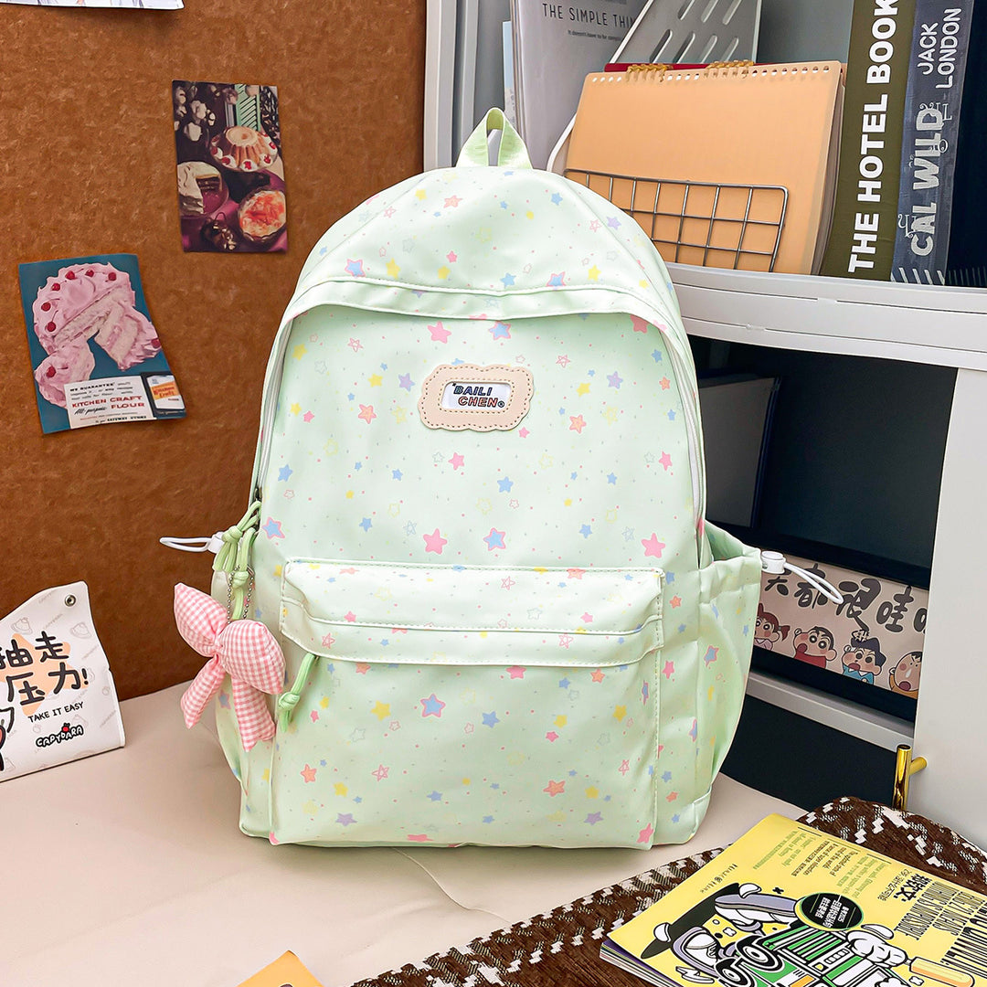 Starry-Themed Casual Backpack