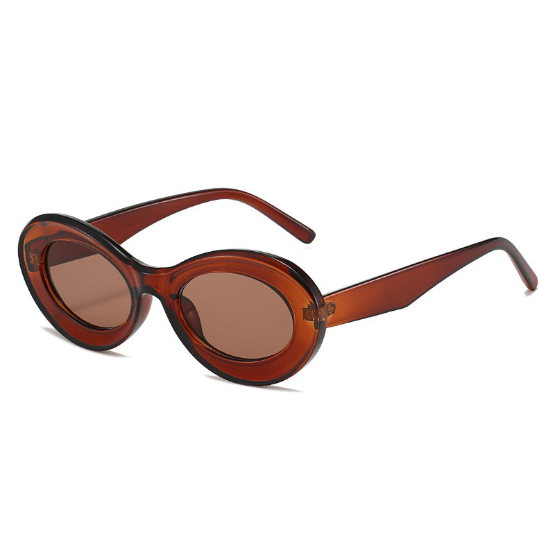 Ladies fashionable sunglasses in oval design Bowlift