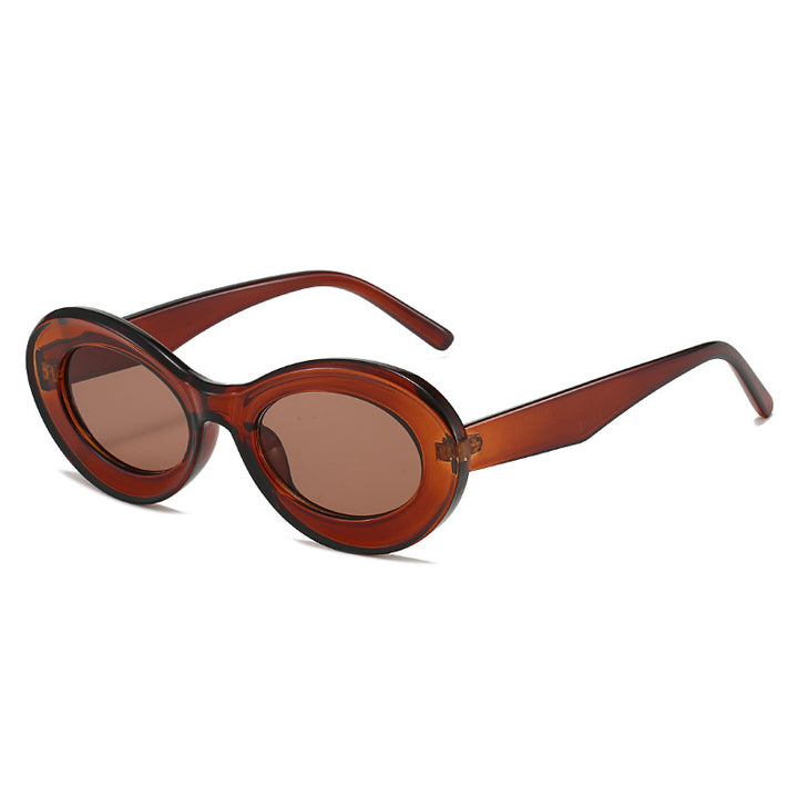 Ladies fashionable sunglasses in oval design Bowlift