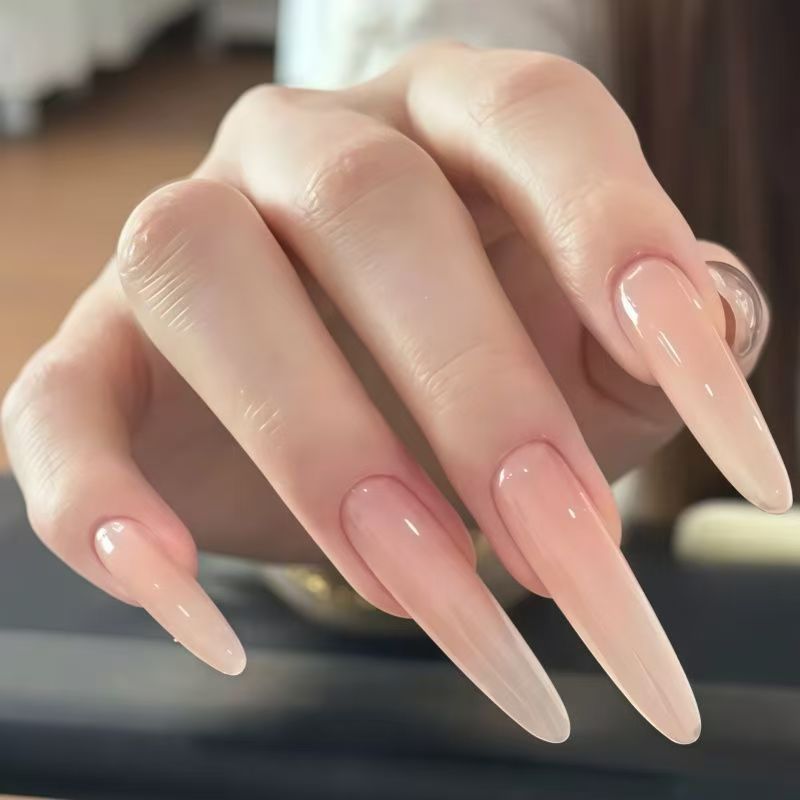 Elegant Stiletto Press-On Nail Set Bowlift 1787395299