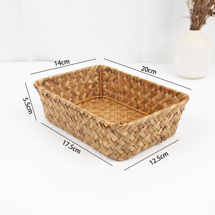 Woven Rectangular Storage Basket