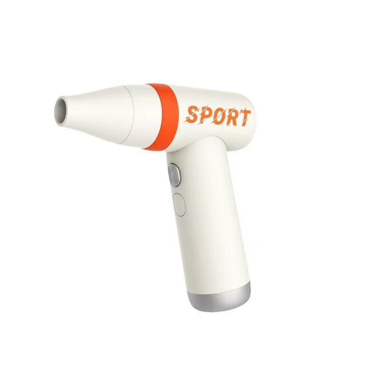 Women's portable sports fan with ergonomic handle Bowlift