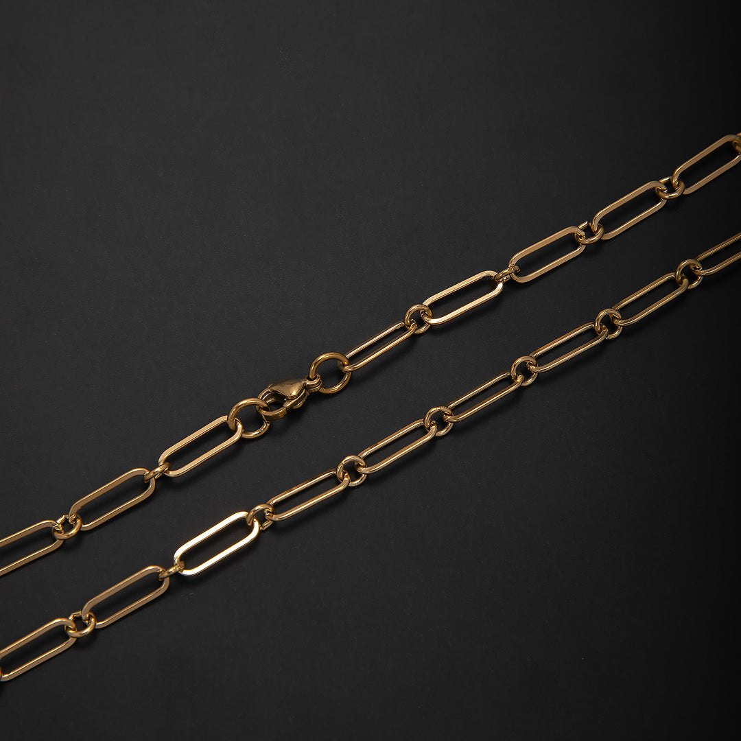Elegant Open Link Chain Necklace Bowlift