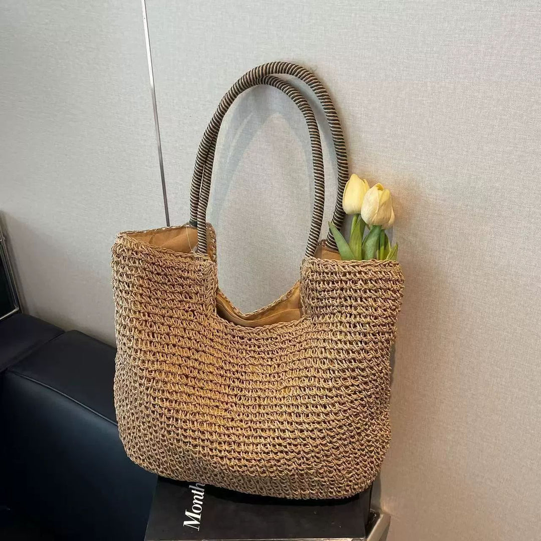 Hand-knotted tote bag with reinforced handles Bowlift