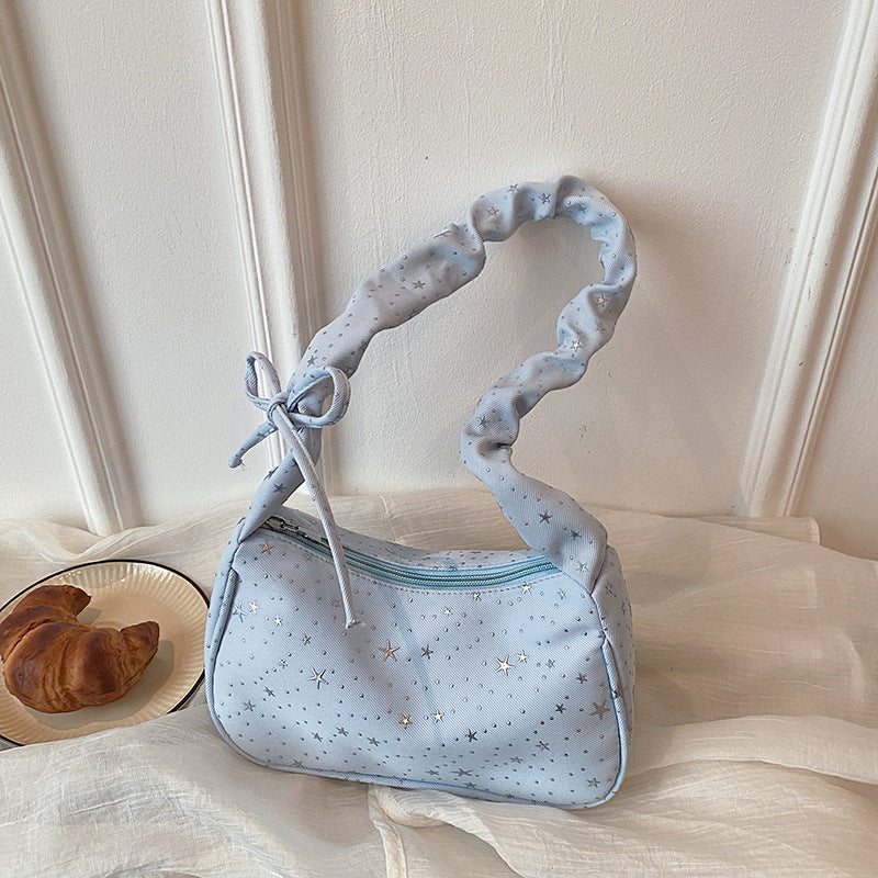 WoChic Slouchy Star-Patterned Handbag Bowlift