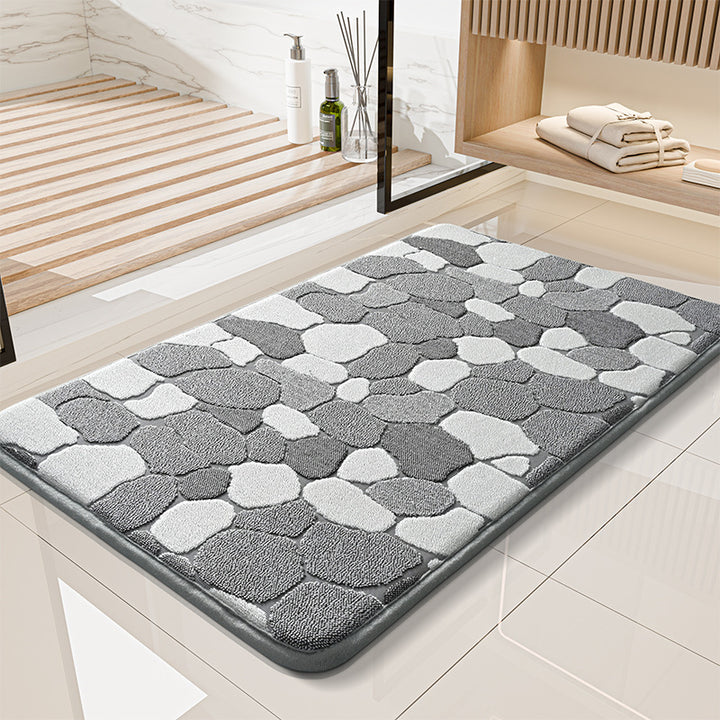 Stone Pattern Anti-Slip Bath Mat
