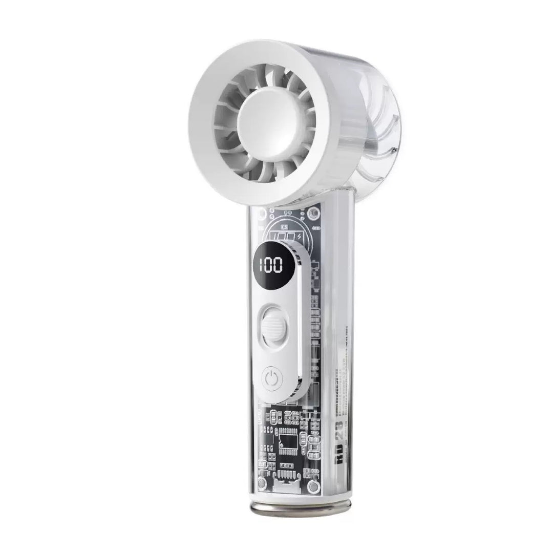 Unisex Smart Digital Handheld Cooling Fan Bowlift
