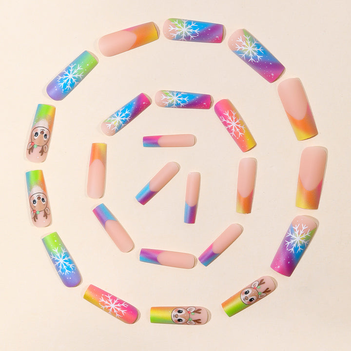 Festive Holiday Nail Art Extensions Bowlift